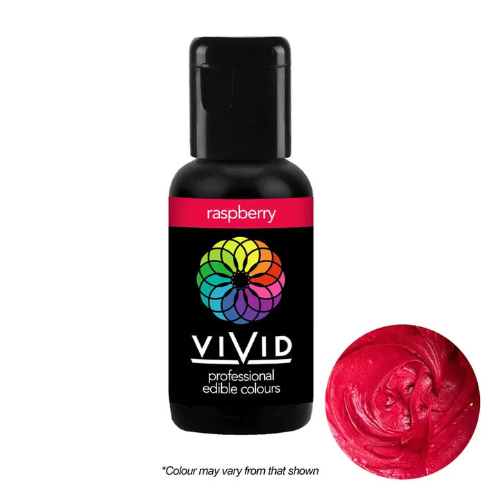 Food Colour Raspberry Vivid Gel Food Colour Raspberry 21g – Lloyd Holt Packaging