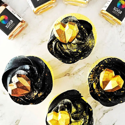 Vivid Edible Metallic Lustre Dust | Super Gold | 10g