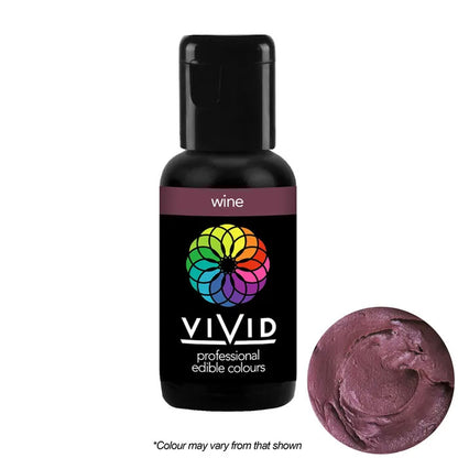 Vivid Gel Food Colour Wine 21g