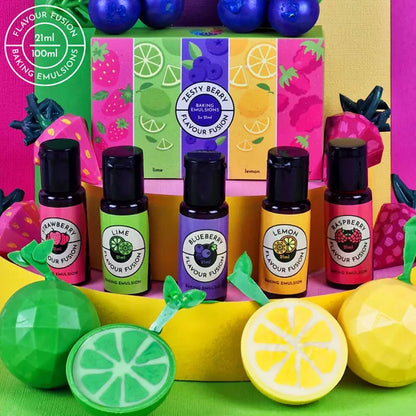 Vivid Zesty Berry Flavour Fusion Set | 5/Pack