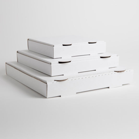 Pizza Box White 12 Inch 305x305x40mm | 100/Pack