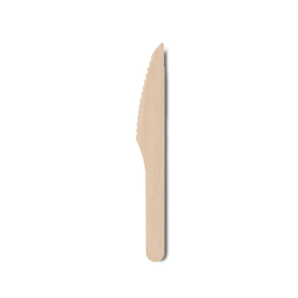 Wooden Knife 6 Inch 50/Pack