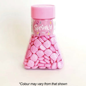 Sprink’d Light Pink Shell Sprinkles 13mm 110g