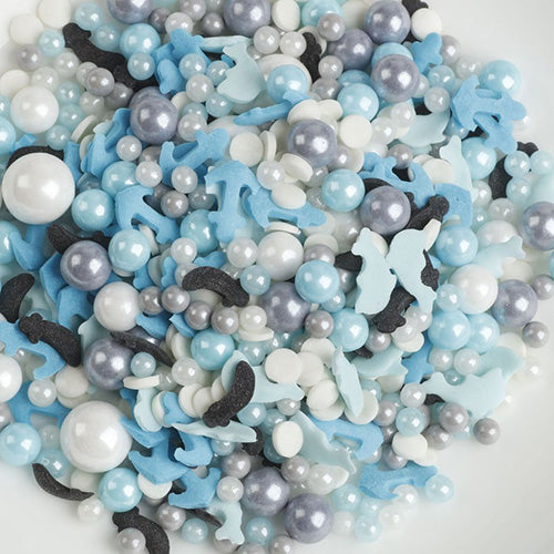 GoBake Daydreaming Sprinkle Medley 75g Blues, Silver/Grey, White Mix