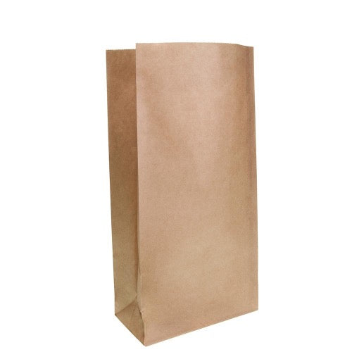 Block Bottom Paper Bag #2 Heavy Duty 160x350x83mm (500/Pack)