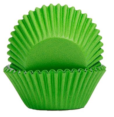 GoBake Green Baking Cups 50x35mm 1000/Pack