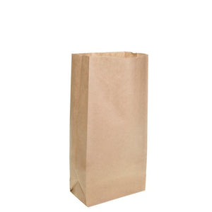 Block Bottom Paper Bag #1 Heavy Duty 127x270x77mm (Each)