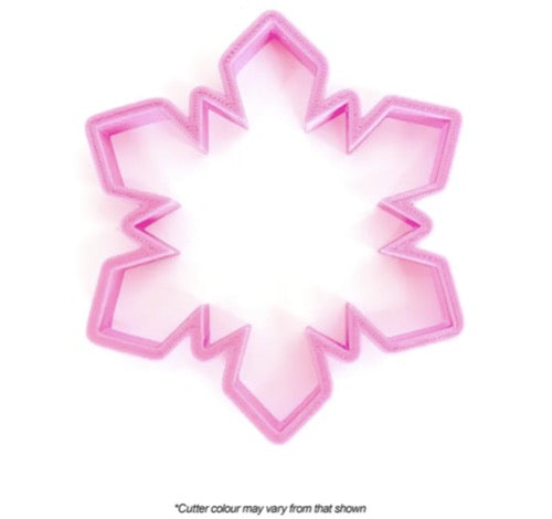 Snowflake cookie cutter pink PLA