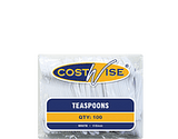 Costwise Plastic Teaspoon White 100/Pack