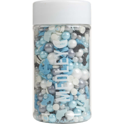 GoBake Daydreaming Sprinkle Medley 75g Blues, Silver/Grey, White, Black mix