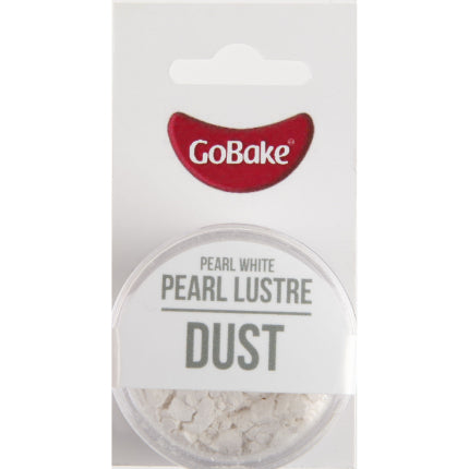GoBake Pearl White Pearl Lustre Dust 2g