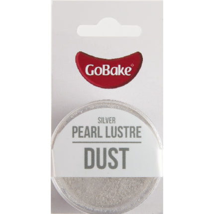 GoBake Silver Pearl Lustre Dust 2g