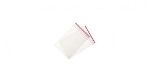 Resealable Minigrip Ziplock Plastic Bags 75x100mm 100/Pack