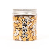 Sprinks All I Want For Christmas Sprinkles (Mix of Gold & Silver Shiny Christmas Trees) 80g