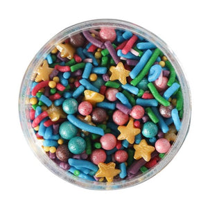 Sprinks Mermaid Medley Sprinkles 75g (Pink, Purple, Green, Blue, Gold)