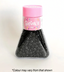 Sprink’d Black Star Sprinkles 7mm 100g