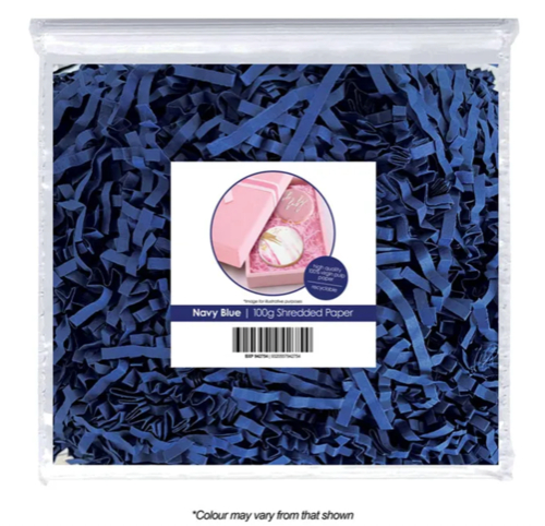 Navy Blue Shredded Paper pack of 100g