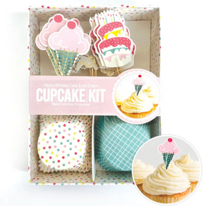 Cake Craft Happy Birthday Cake & Ice Cream Cupcake Kit