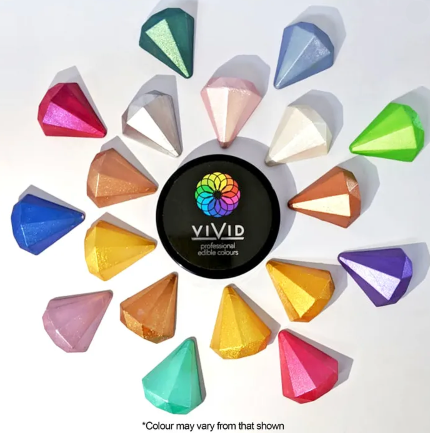 Vivid Edible Metallic Dust Super Royal Blue 50g