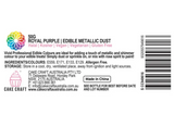 Vivid Edible Metallic Dust Royal Purple 50g | BB 04/26