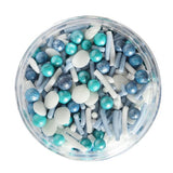 Sprinks Blue Ocean Sprinkles 75g (Blue, White)