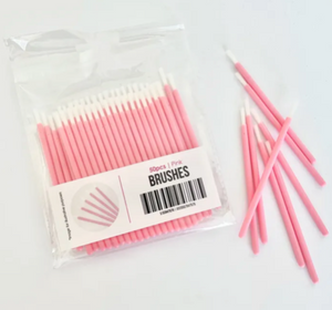 Cake Craft Small Pink Brushes Pack of 50