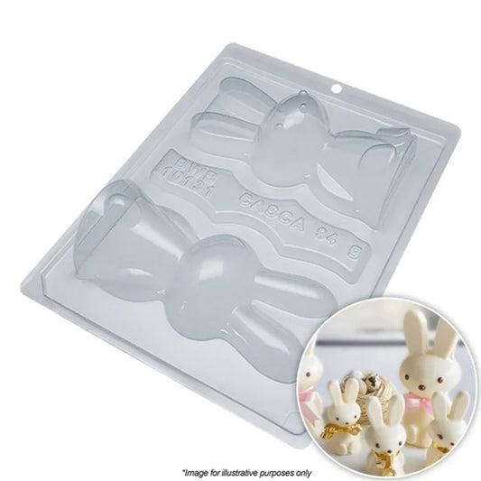 BWB Medium Bunnies plastic chocolate mould with 2 cavities