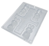 BWB Small Easter Bunnies Mould 3 Piece