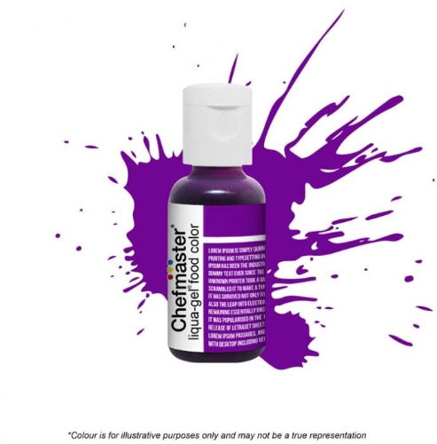 Chefmaster Purple Liqua-Gel Food Colour 0.70oz/20g