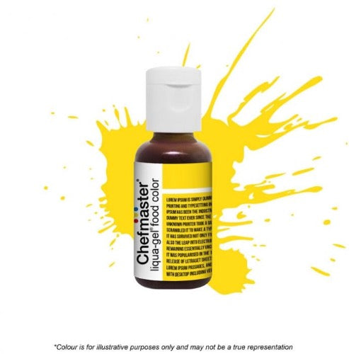 Chefmaster Gold Liqua-Gel Food Colour 0.70oz/20g