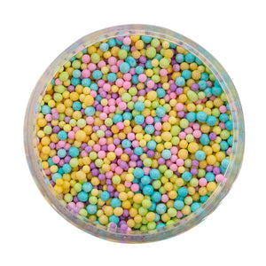 Sprinks Spring Pastel Blend Nonpareils Sprinkles 65g (Mix of Green, White, Blue, Pink, Yellow & Purple Nonpareils)