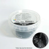 cake craft black fondant icing 200g in pot