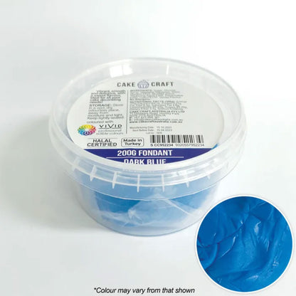 Cake Craft Fondant Dark Blue 200g | BB 10/26