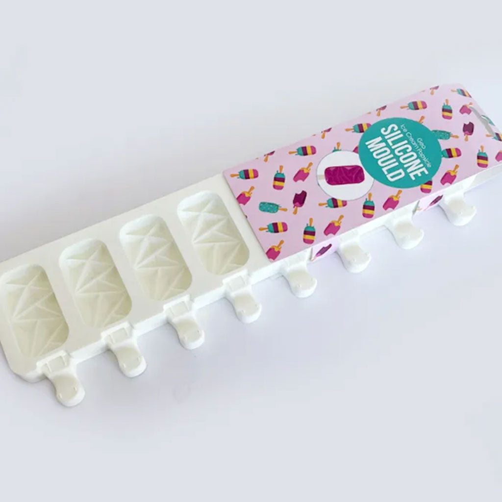 cake craft geo ice cream Popsicle silicone mould angled 