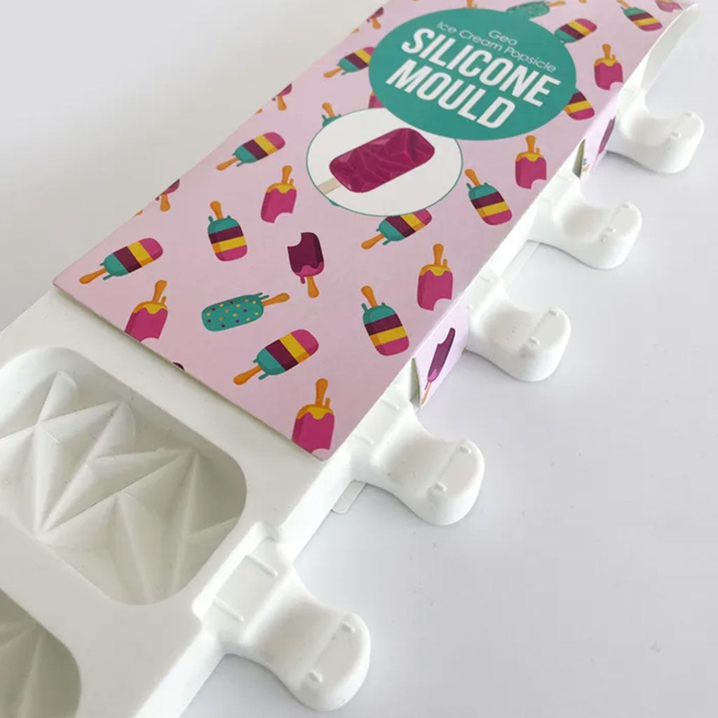 cake craft geo ice cream popsicle silicone mould packaging