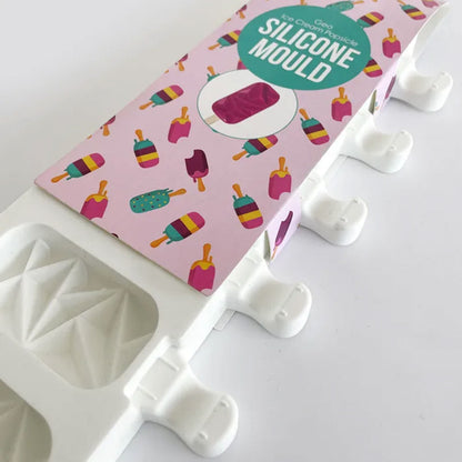 cake craft geo ice cream popsicle silicone mould packaging