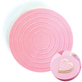 cake craft pink mini cookie turntable 5.5 inch 14cm