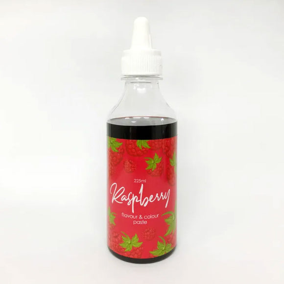Cake Craft Raspberry Flavour & Colour Paste in Easy to use Bottle