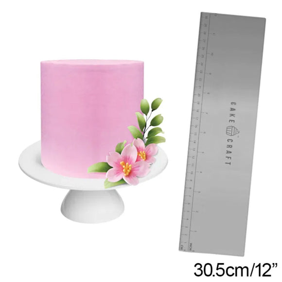 Cake Craft Stainless Steel Scraper 12 Inch (30cm)