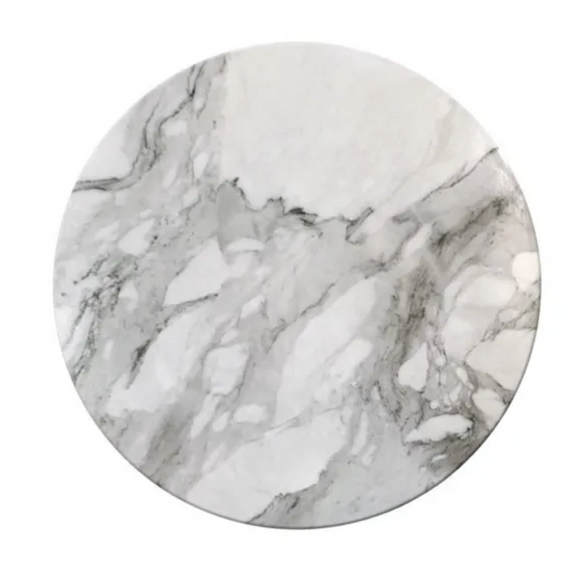 Cake Board Round Marble Pattern 10 Inch 6mm Thick MDF