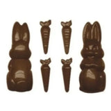 chocolate rabbit and carrots