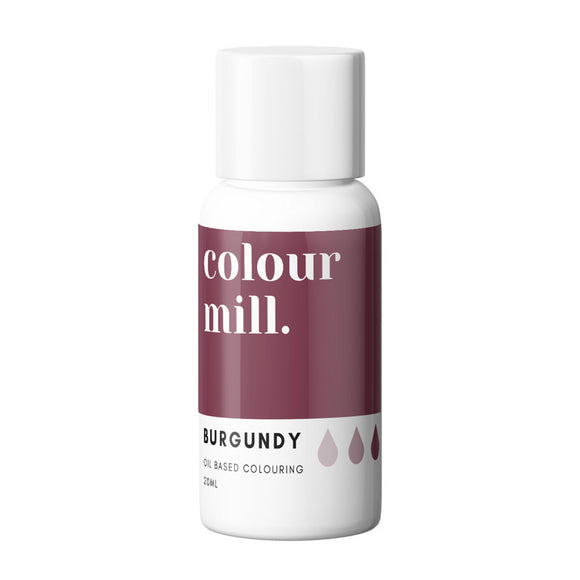 Colour Mill Burgundy Oil Based Food Colouring 20ml