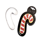 stainless steel Christmas candy cane shaped cookie cutter