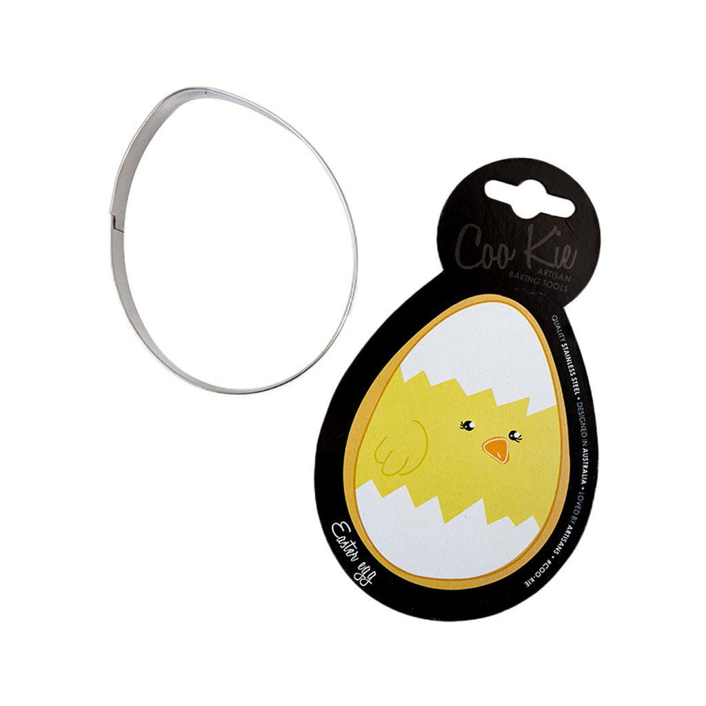 stainless steel egg shaped cookie cutter