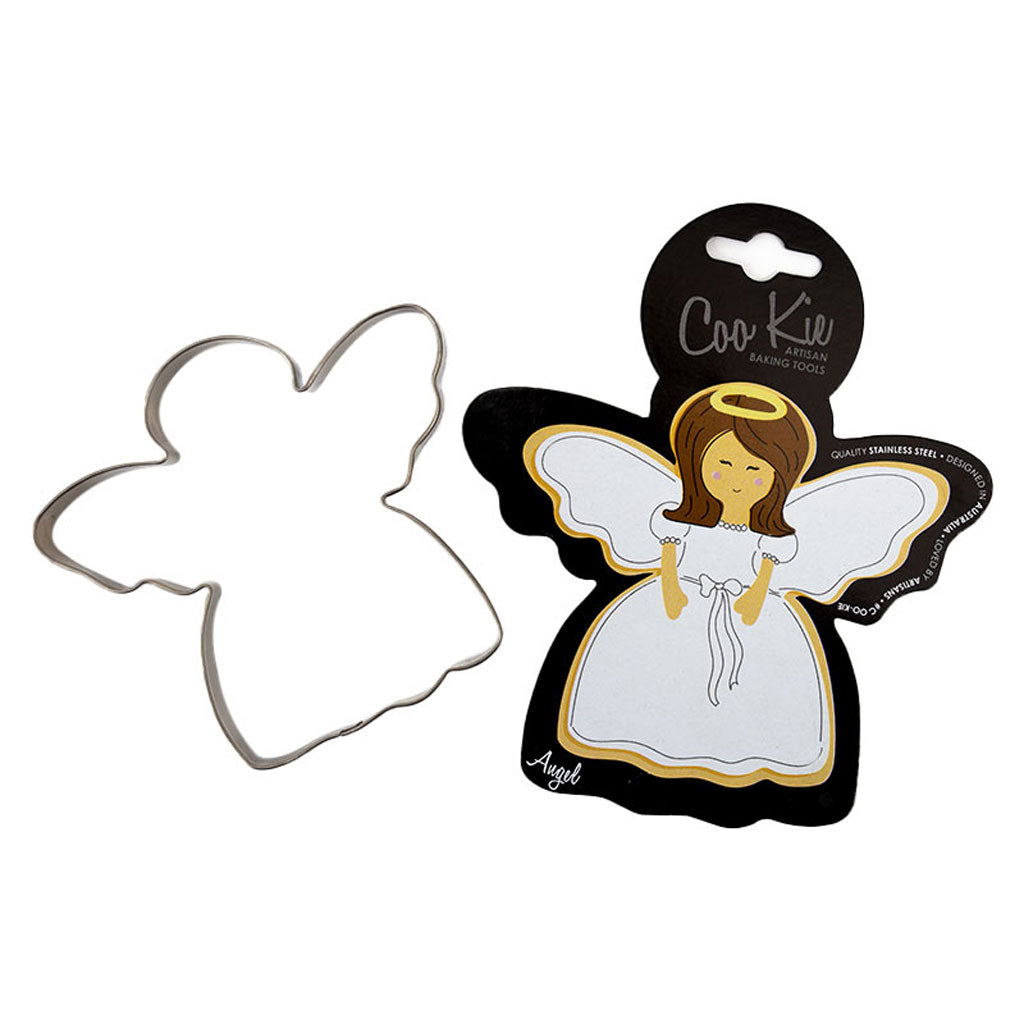 stainless steel mini angel shaped cookie cutter