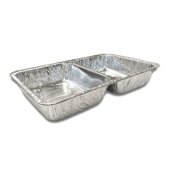 Foil 9851 Large Deep 2 Compartment Catering Tray 525x325x81mm (Each)