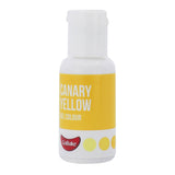 GoBake Canary Yellow Gel Food Colour 21g in white easy to use drop bottle