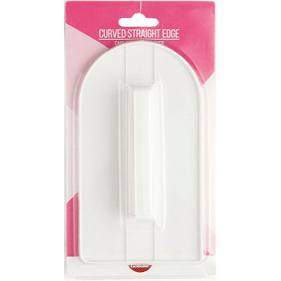 GoBake White Curved Straight Edge Fondant smoother 