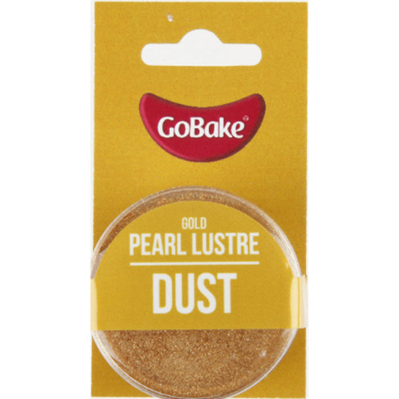 GoBake Pearl Lustre Dust Gold 2g