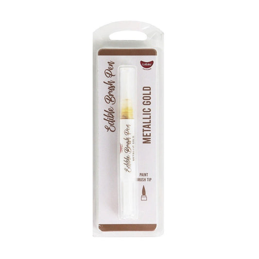 GoBake Edible Brush Pen Metallic Gold